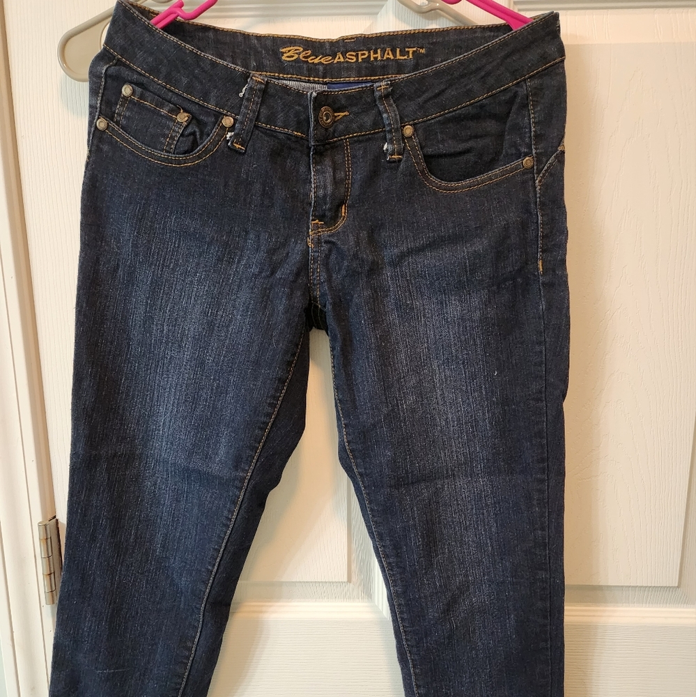Blue asphalt jeans